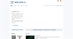 Desktop Screenshot of inoxlaser.com